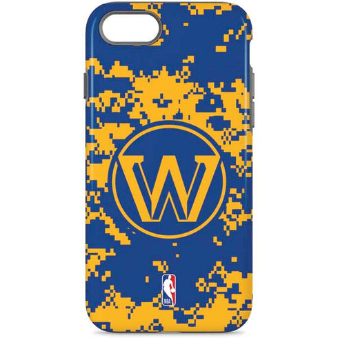 NBA Golden State Warriors Digi Camo iPhone 7 Pro Case