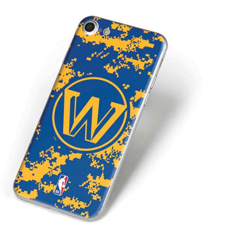 NBA Golden State Warriors Digi Camo iPhone 7 Skin