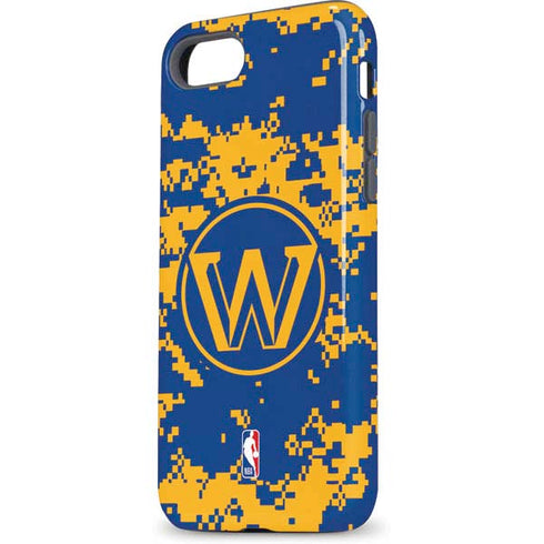 NBA Golden State Warriors Digi Camo iPhone 8 Pro Case