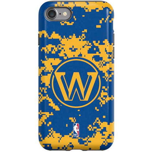 NBA Golden State Warriors Digi Camo iPhone SE (2nd & 3rd Gen) Pro Case
