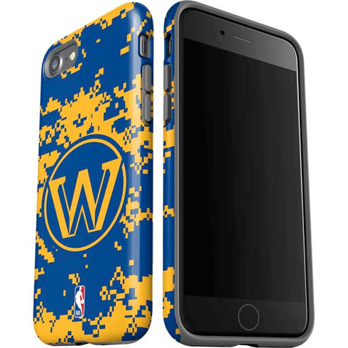 NBA Golden State Warriors Digi Camo iPhone SE (2nd & 3rd Gen) Pro Case