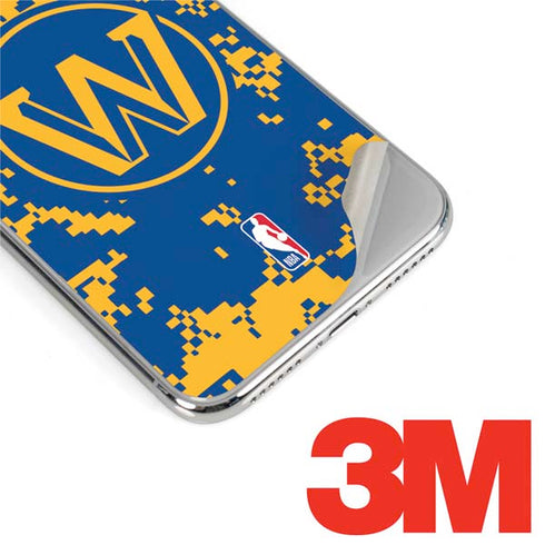 NBA Golden State Warriors Digi Camo iPhone XS Max Skin