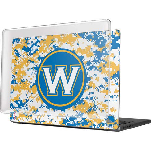 NBA Golden State Warriors Digi Camo MacBook Pro 14in (2021-24) Case plus Skin