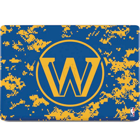 NBA Golden State Warriors Digi Camo MacBook Skins