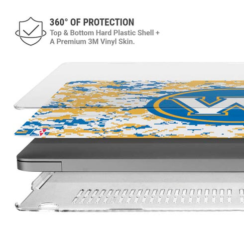 NBA Golden State Warriors Digi Camo MacBook Cases