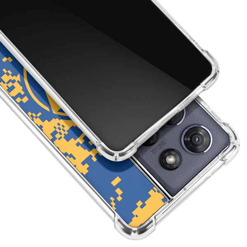 NBA Golden State Warriors Digi Camo Moto G 5G (2025) Clear Case