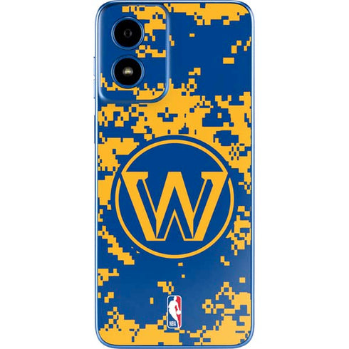 NBA Golden State Warriors Digi Camo Moto G Play 4G (2024) Skin