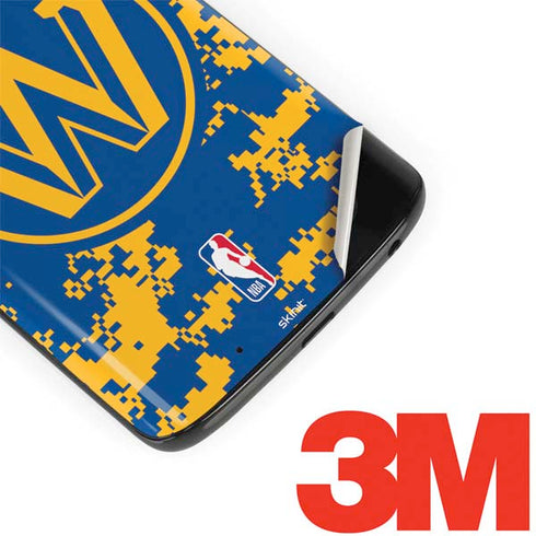 NBA Golden State Warriors Digi Camo Moto G6 Skin