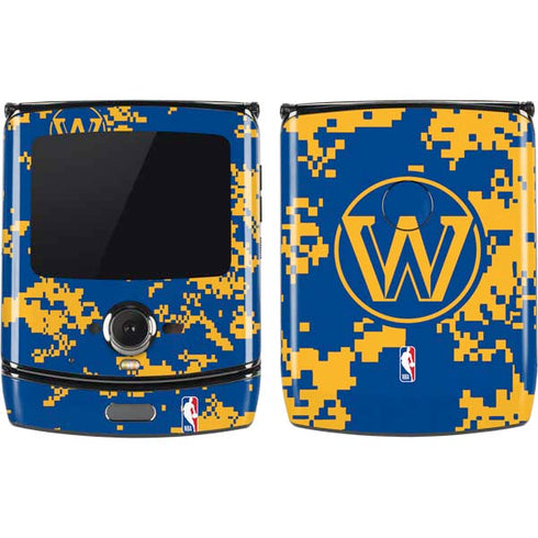 NBA Golden State Warriors Digi Camo Motorola RAZR Skin