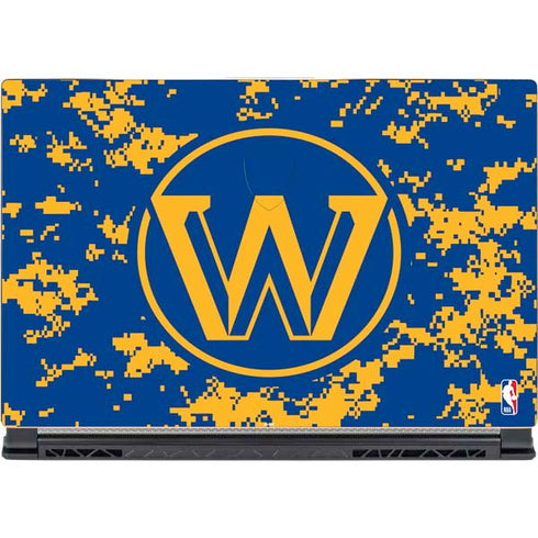 NBA Golden State Warriors Digi Camo MSI GS65 Stealth Laptop Skin