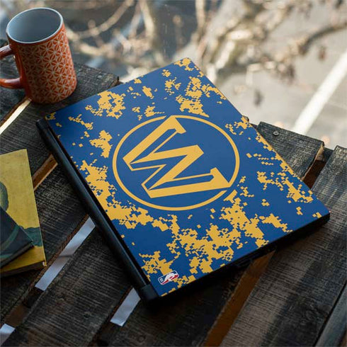 NBA Golden State Warriors Digi Camo MSI GS65 Stealth Laptop Skin