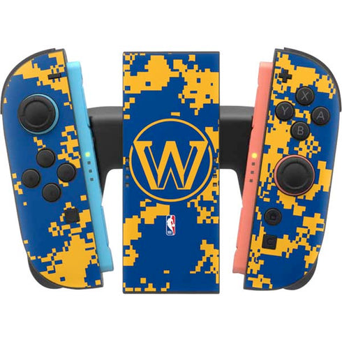 NBA Golden State Warriors Digi Camo Nintendo Switch 2 (2025) Joy-Con Controller Skin