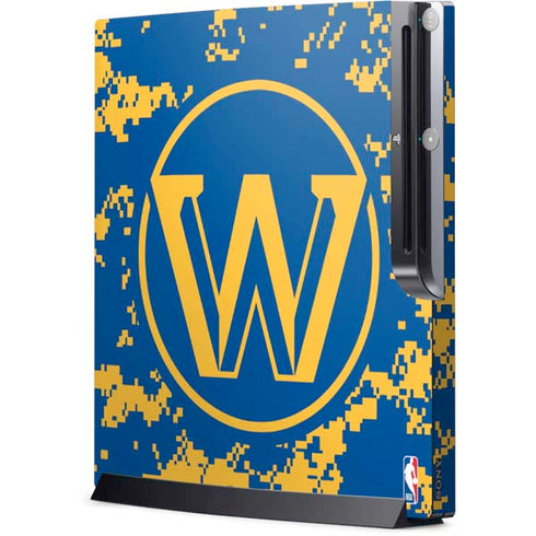 NBA Golden State Warriors Digi Camo Playstation 3 & PS3 Slim Skin