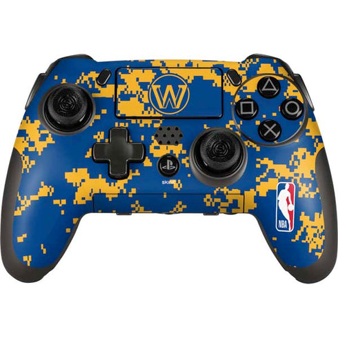NBA Golden State Warriors Digi Camo PlayStation Scuf Vantage 2 Controller Skin