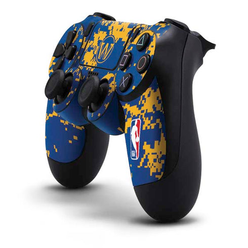 NBA Golden State Warriors Digi Camo PS4 Controller Skin