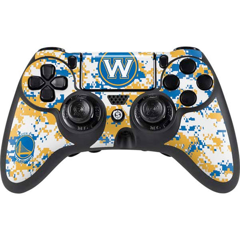NBA Golden State Warriors Digi Camo PlayStation PS4 Skins