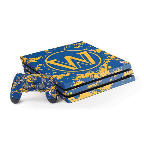 NBA Golden State Warriors Digi Camo PS4 Pro Bundle Skin