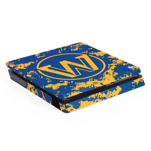 NBA Golden State Warriors Digi Camo PS4 Slim Skin