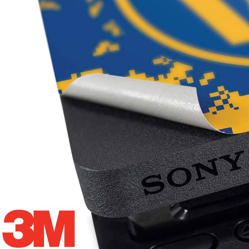 NBA Golden State Warriors Digi Camo PS4 Slim Skin