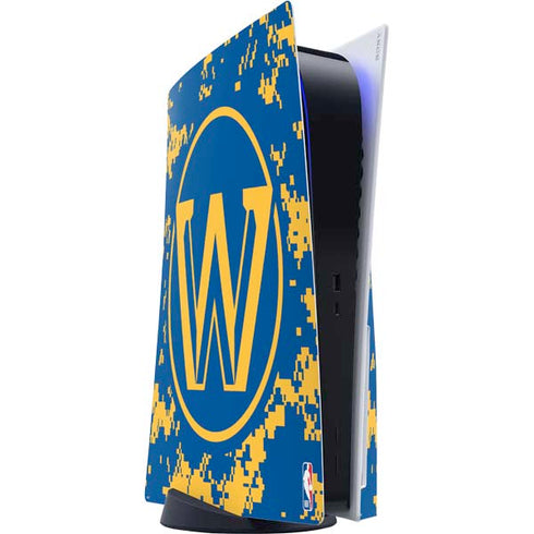 NBA Golden State Warriors Digi Camo PlayStation PS5 Skins