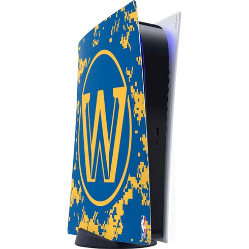 NBA Golden State Warriors Digi Camo PS5 Digital Edition Console Skin