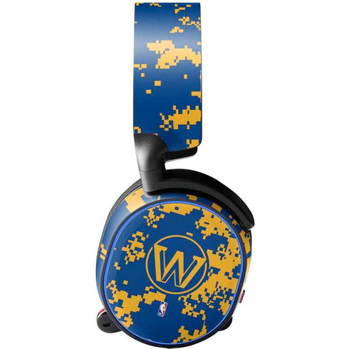 NBA Golden State Warriors Digi Camo SteelSeries Arctis 3 Skin