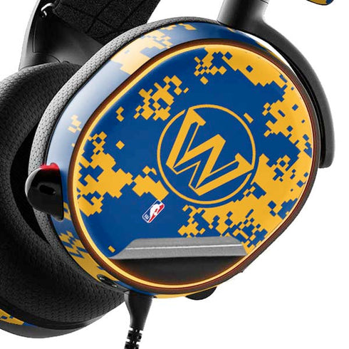 NBA Golden State Warriors Digi Camo SteelSeries Arctis 3 Skin