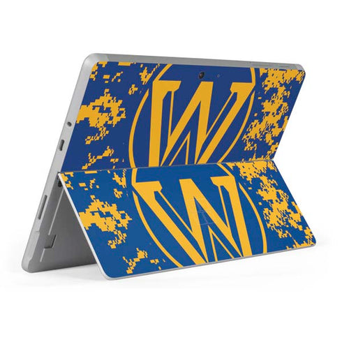 NBA Golden State Warriors Digi Camo Surface Go Skin