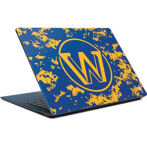 NBA Golden State Warriors Digi Camo Surface Laptop Skin