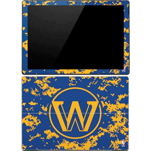 NBA Golden State Warriors Digi Camo Surface Pro 4 Skin