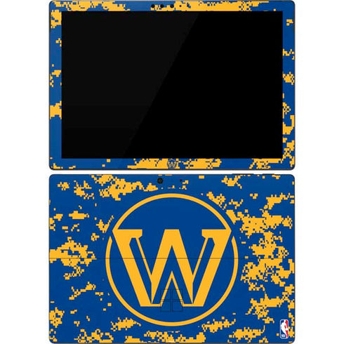 NBA Golden State Warriors Digi Camo Surface Pro 7 Skin