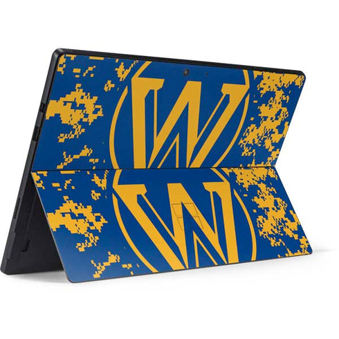 NBA Golden State Warriors Digi Camo Surface Pro 7 Skin