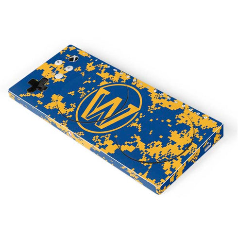 NBA Golden State Warriors Digi Camo Xbox Adaptive Controller Skin