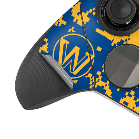 NBA Golden State Warriors Digi Camo Xbox Elite Wireless Controller Series 2 Skin