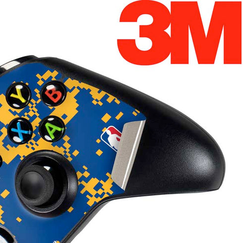 NBA Golden State Warriors Digi Camo Xbox One Controller Skin