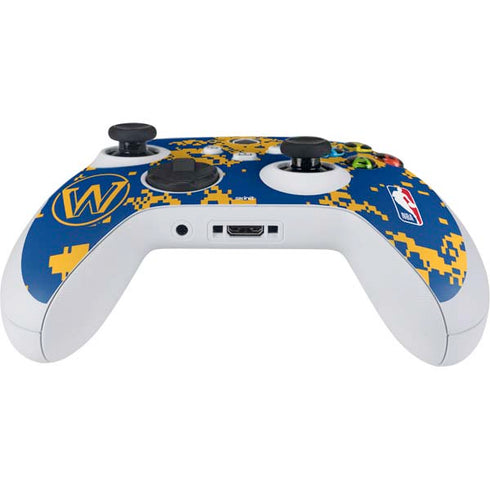 NBA Golden State Warriors Digi Camo Xbox Series S Controller Skin