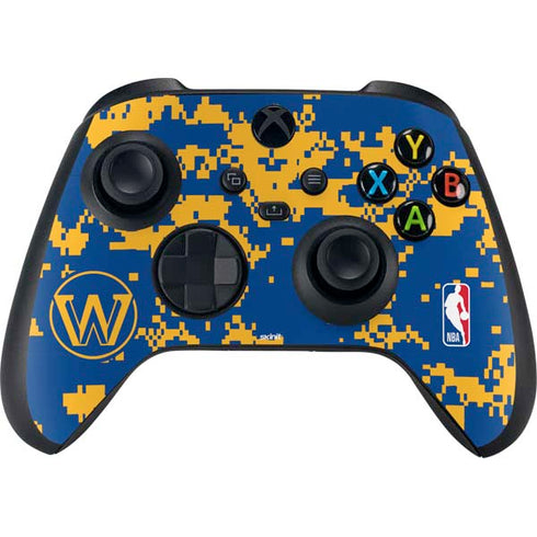 NBA Golden State Warriors Digi Camo Xbox Series X Bundle Skin