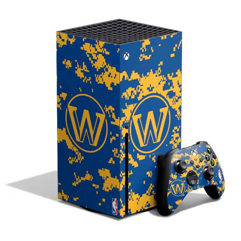 NBA Golden State Warriors Digi Camo Xbox Series X Skins
