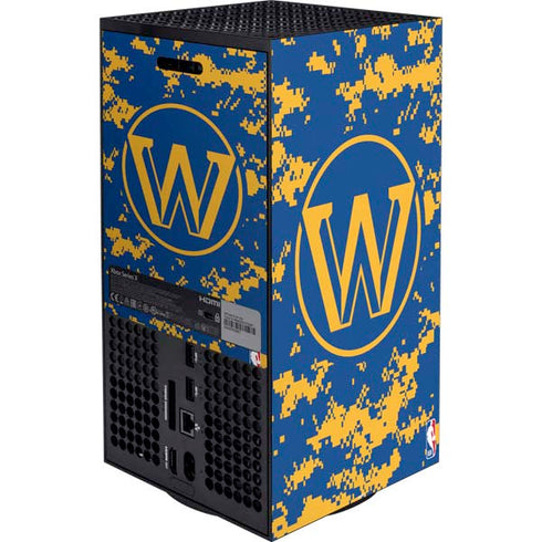 NBA Golden State Warriors Digi Camo XBox Series X Digital Edition Bundle Skin