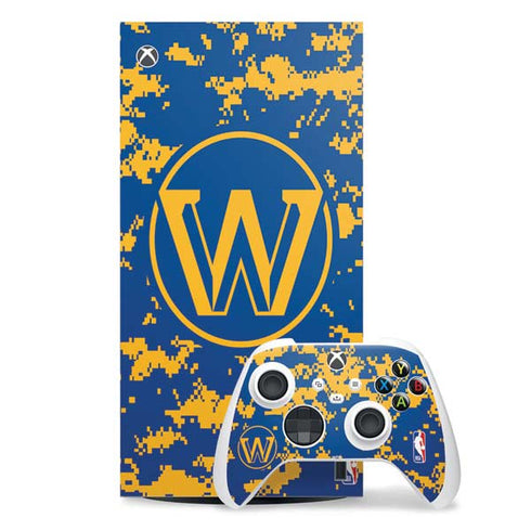 NBA Golden State Warriors Digi Camo Xbox Series X Skins