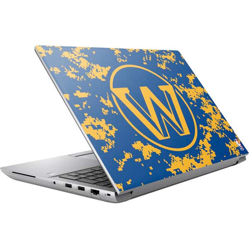 NBA Golden State Warriors Digi Camo HP ZBook Fury 16 G10 Skin