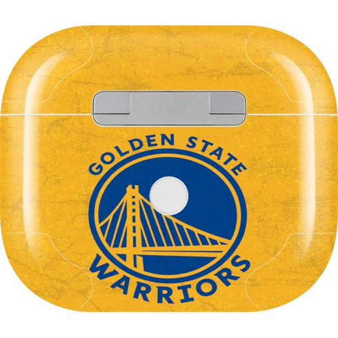 NBA Golden State Warriors Distressed Apple AirPods (3rd Gen 2021) Skin