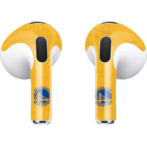NBA Golden State Warriors Distressed Apple AirPods (3rd Gen 2021) Skin