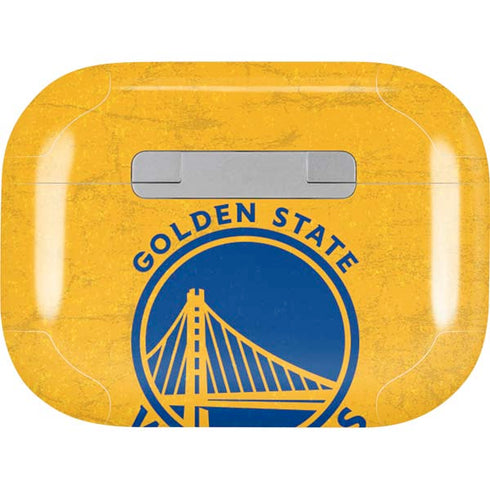 NBA Golden State Warriors Distressed Apple AirPods Pro Skin