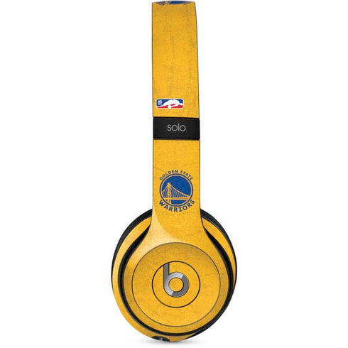 NBA Golden State Warriors Distressed Beats Solo 2 Wired Skin