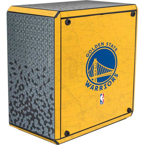 NBA Golden State Warriors Distressed Cooler Master MasterBox Q300L Mini Tower Skin