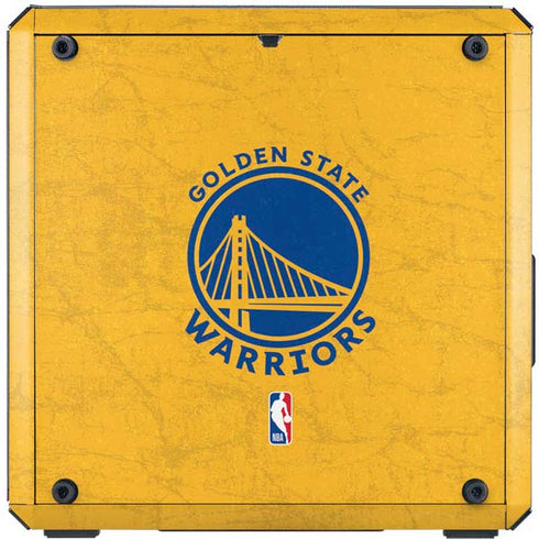 NBA Golden State Warriors Distressed Cooler Master MasterBox Q300L Mini Tower Skin