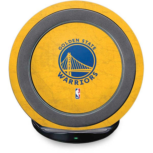 NBA Golden State Warriors Distressed Fast Charge Wireless Charging Stand Skin