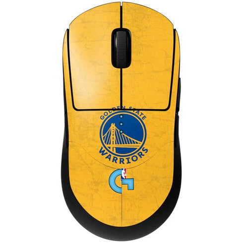 NBA Golden State Warriors Distressed G Pro Wireless Gaming Mouse Skin