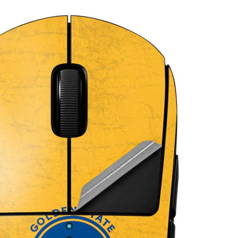 NBA Golden State Warriors Distressed G Pro Wireless Gaming Mouse Skin